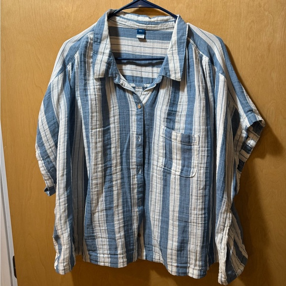 Old Navy Striped Linen Short Set - Picture 2 of 5